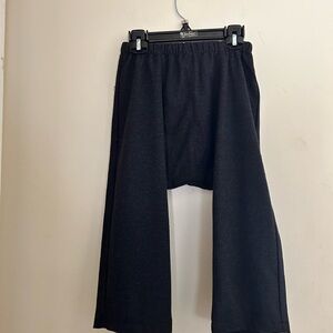 New Zara Kids Black Wide-Leg Pants